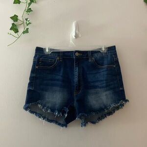 Denim jeans shorts